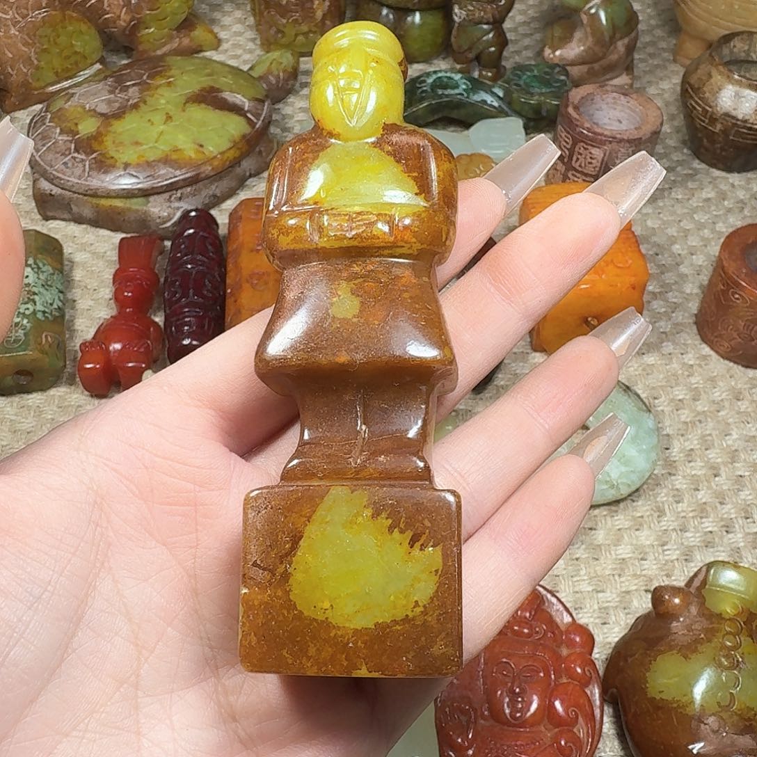 白玉菩提吊坠挂件