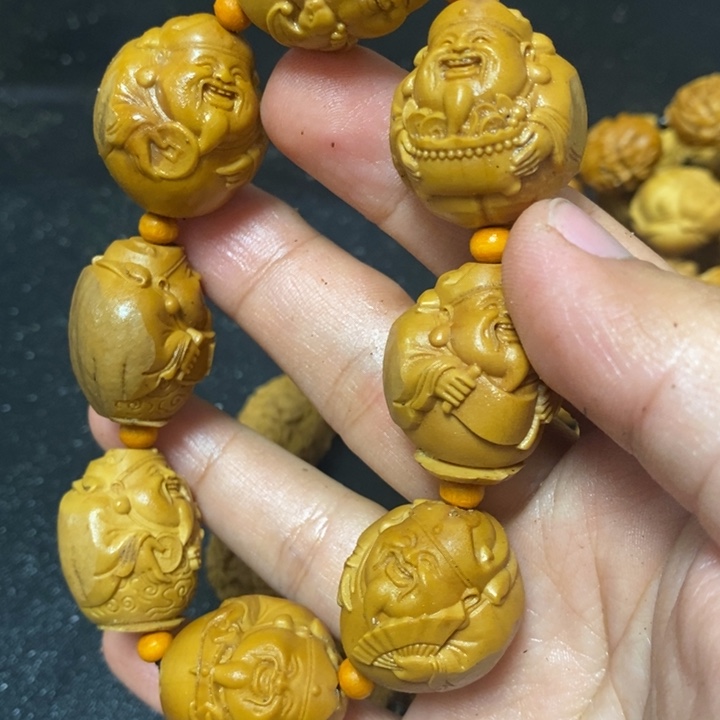 橄榄核手串/手链橄榄微瑕2.4包衣财迷