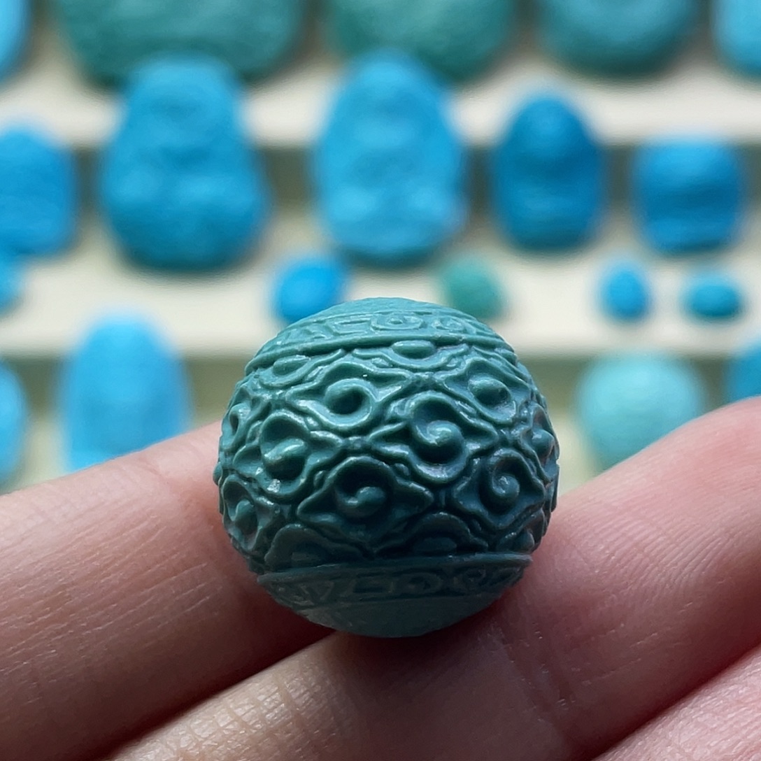 绿松石未镶嵌颈饰18mm