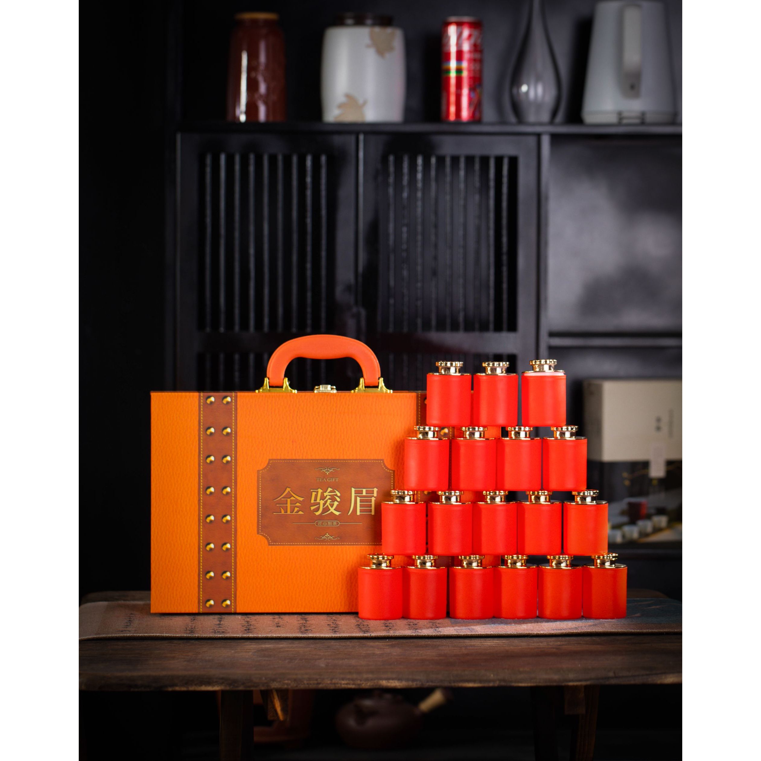 新茶正宗金骏眉新款红茶蜜香浓香型工夫红茶18小罐高档礼盒