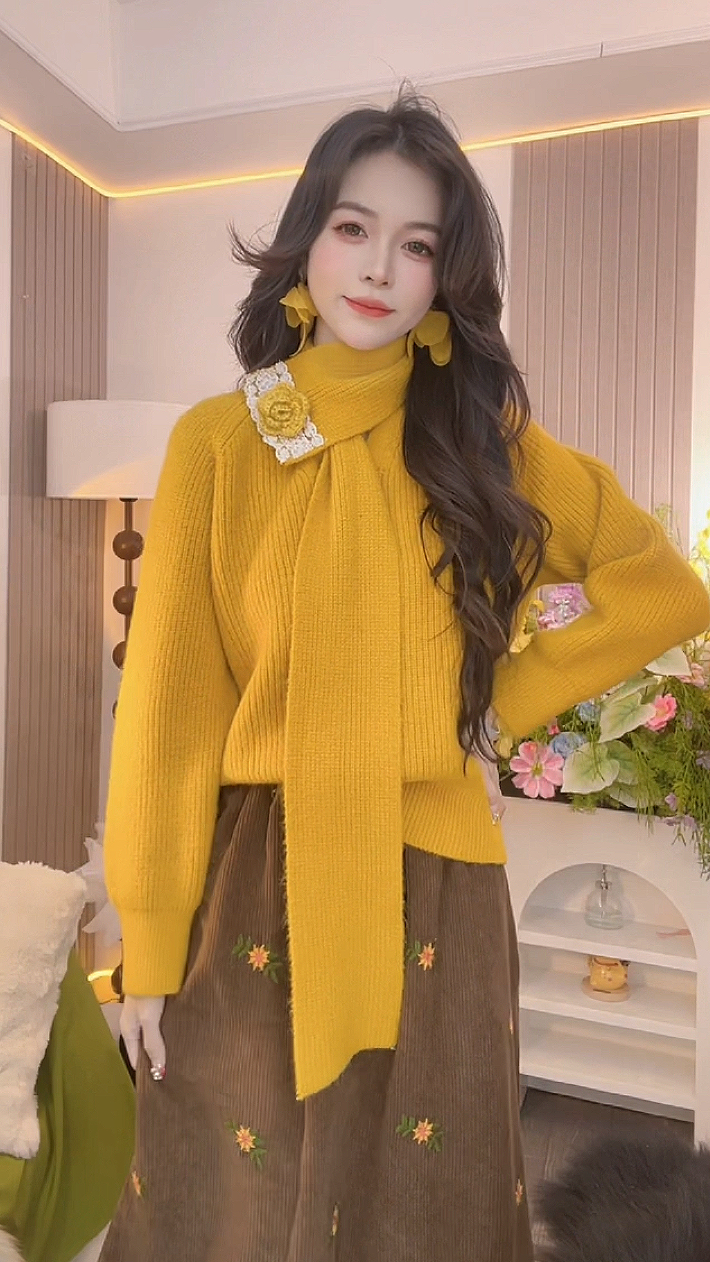 【围暖你心】毛针织衫洋气时尚百搭保暖韩版网红打底套头秋冬季