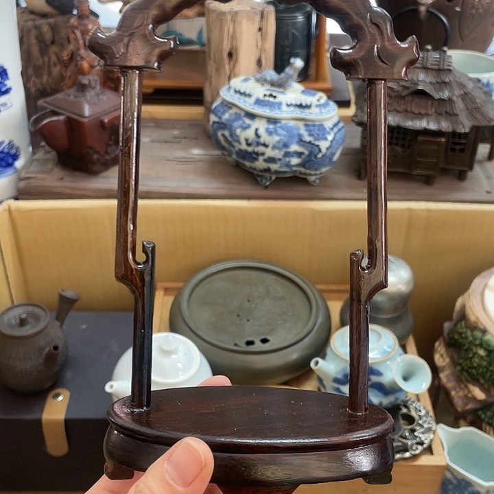 石***乔木中古工艺品摆件