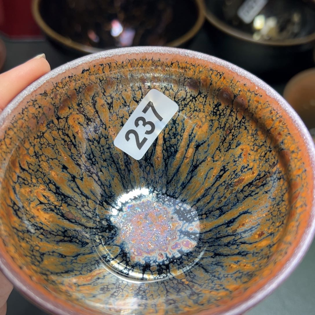 茶盏蓝*全手工原矿原釉建盏