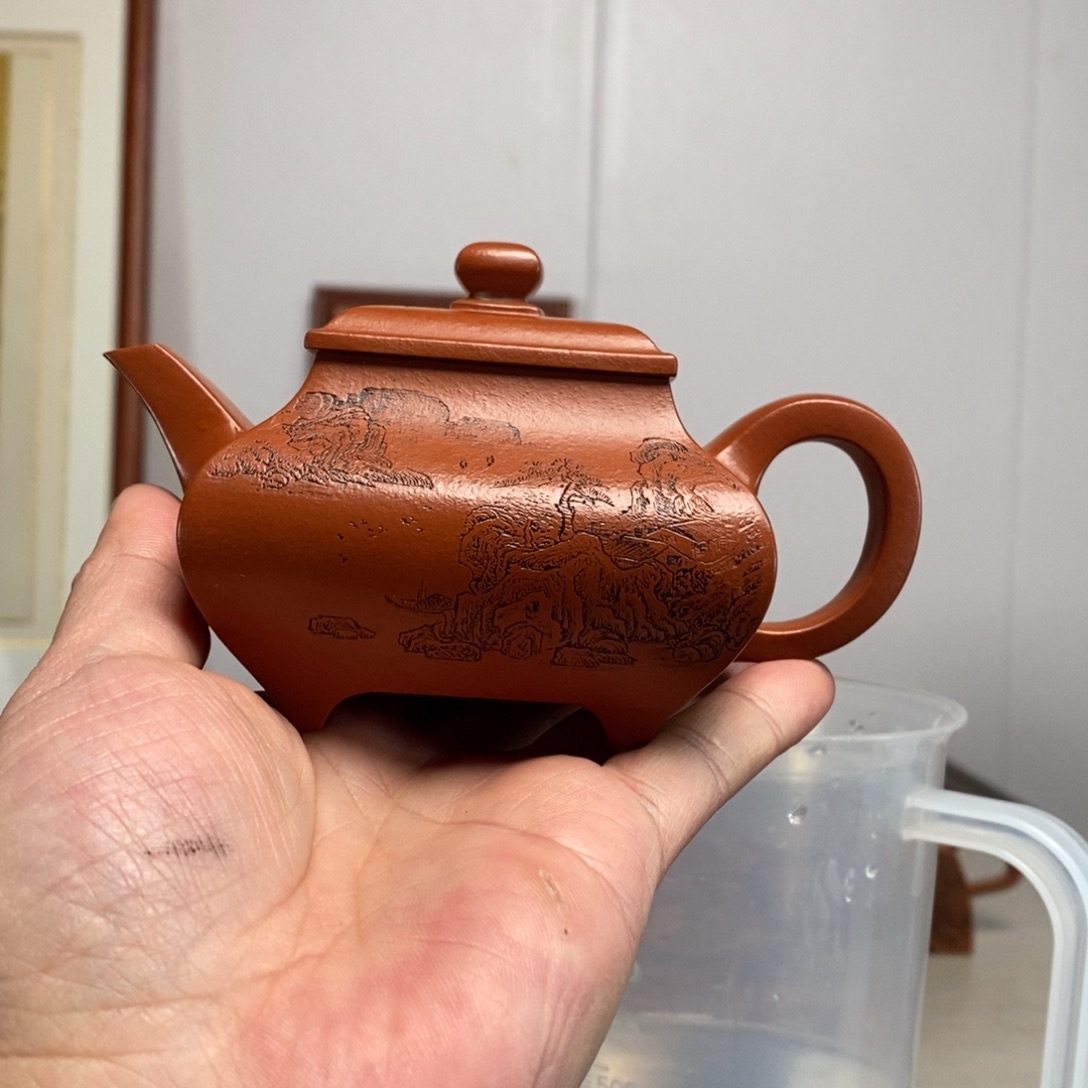 紫砂茶壶原矿泥料传统工艺制作