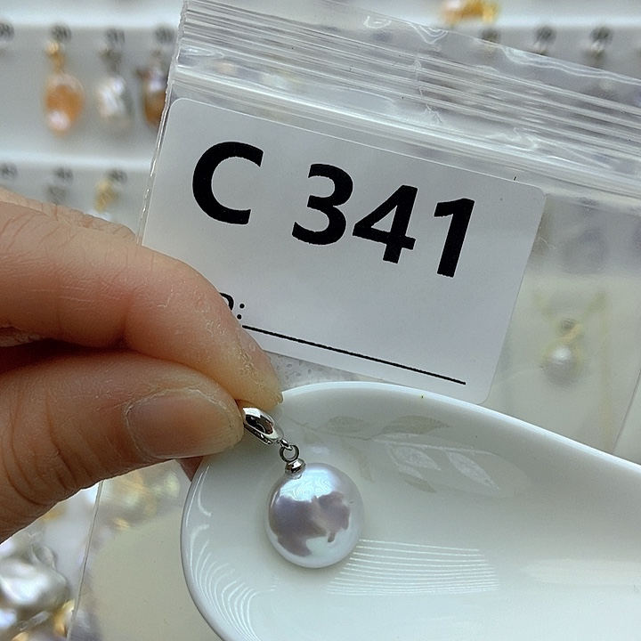 淡水珍珠颈饰银S925镶嵌