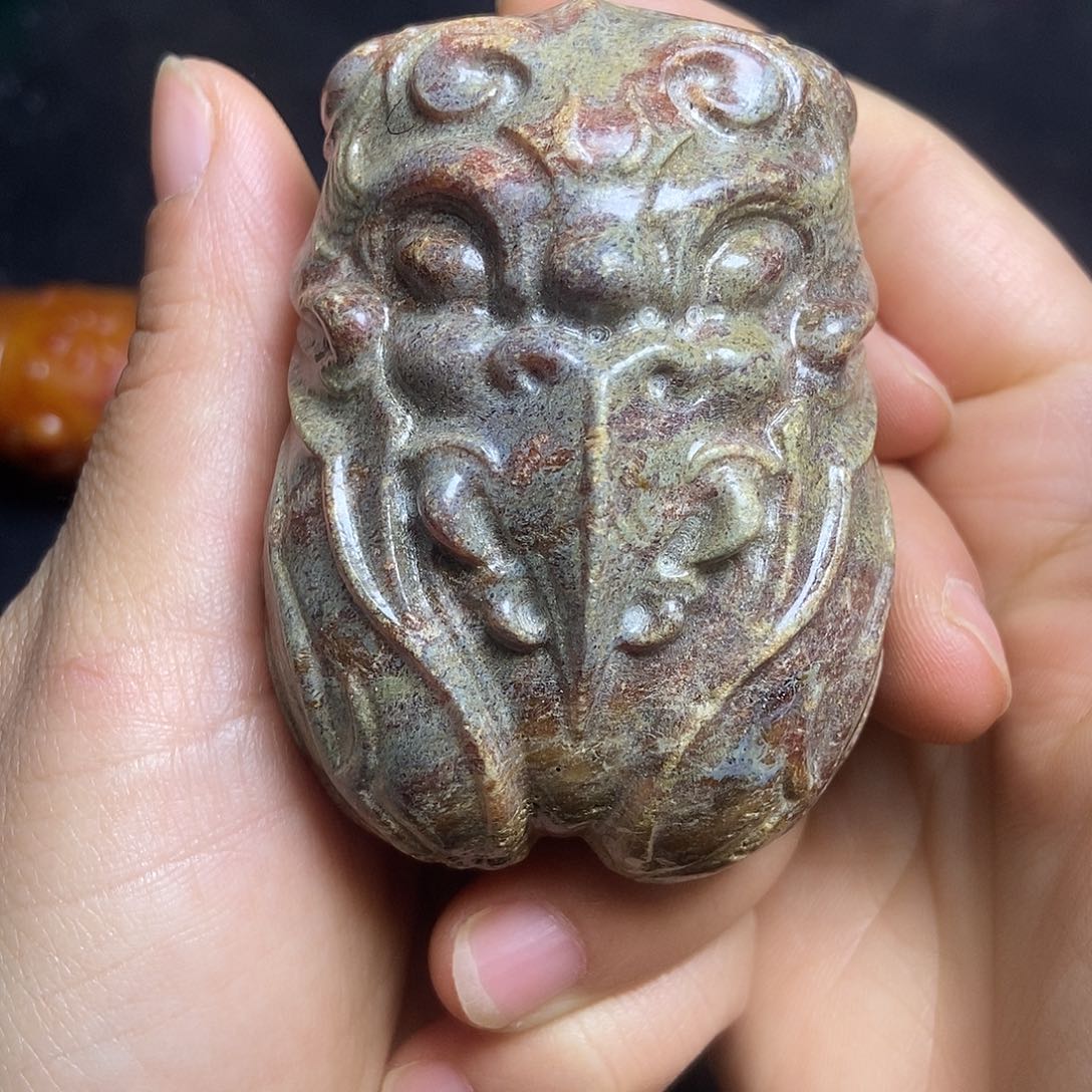 太***郎吊坠白玉菩提精品文玩