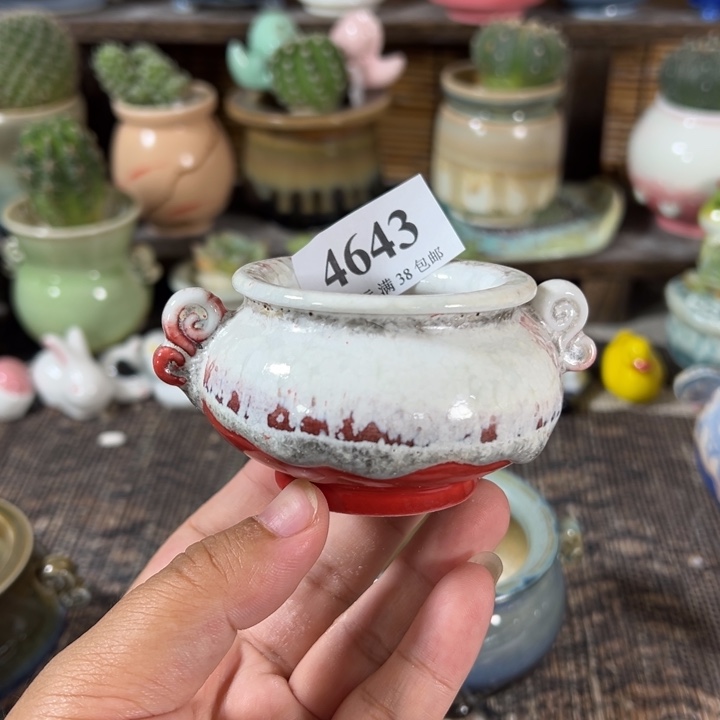 口5 手工花盆满30包邮