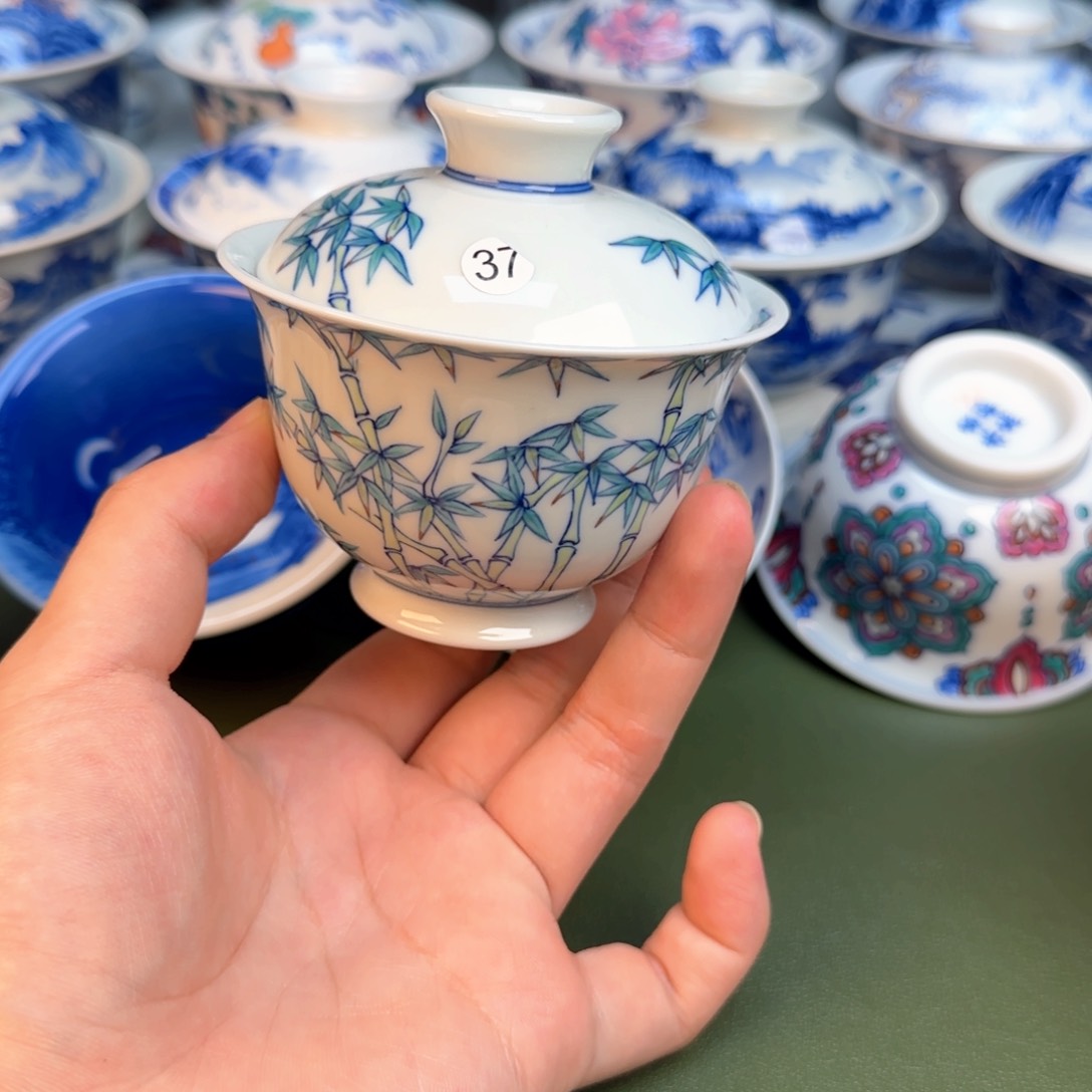 彦祖纯手工手绘茶具37
