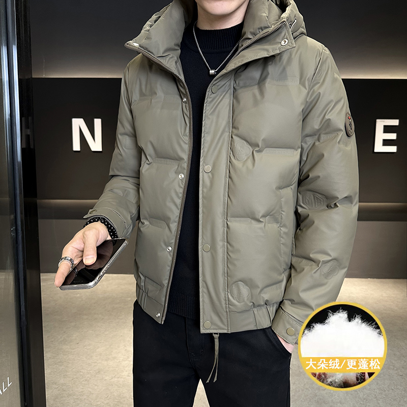 TUCANO/啄木鳥保暖羽绒服男士秋冬短款鸭绒服立领连帽男青年时尚