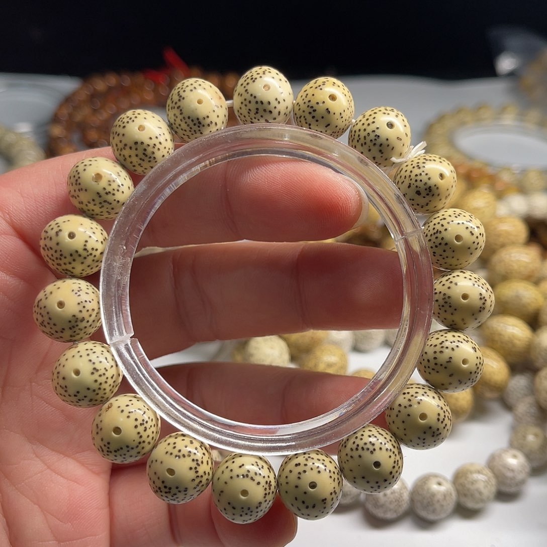 星月菩提吊坠13/12正月苹果圆月留白