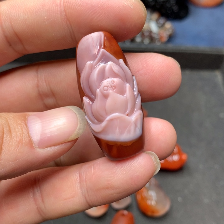 吊坠(不含链)未镶嵌南红玛瑙茶*