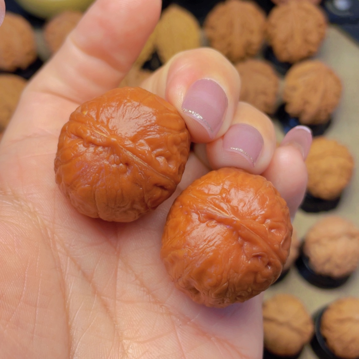 【闪购商品】吊坠文玩核桃红宝石