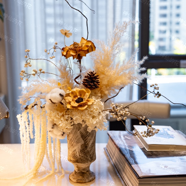 【神仙的花】【秋棠】永生花干花混搭花束办公室卧室客厅家居摆件