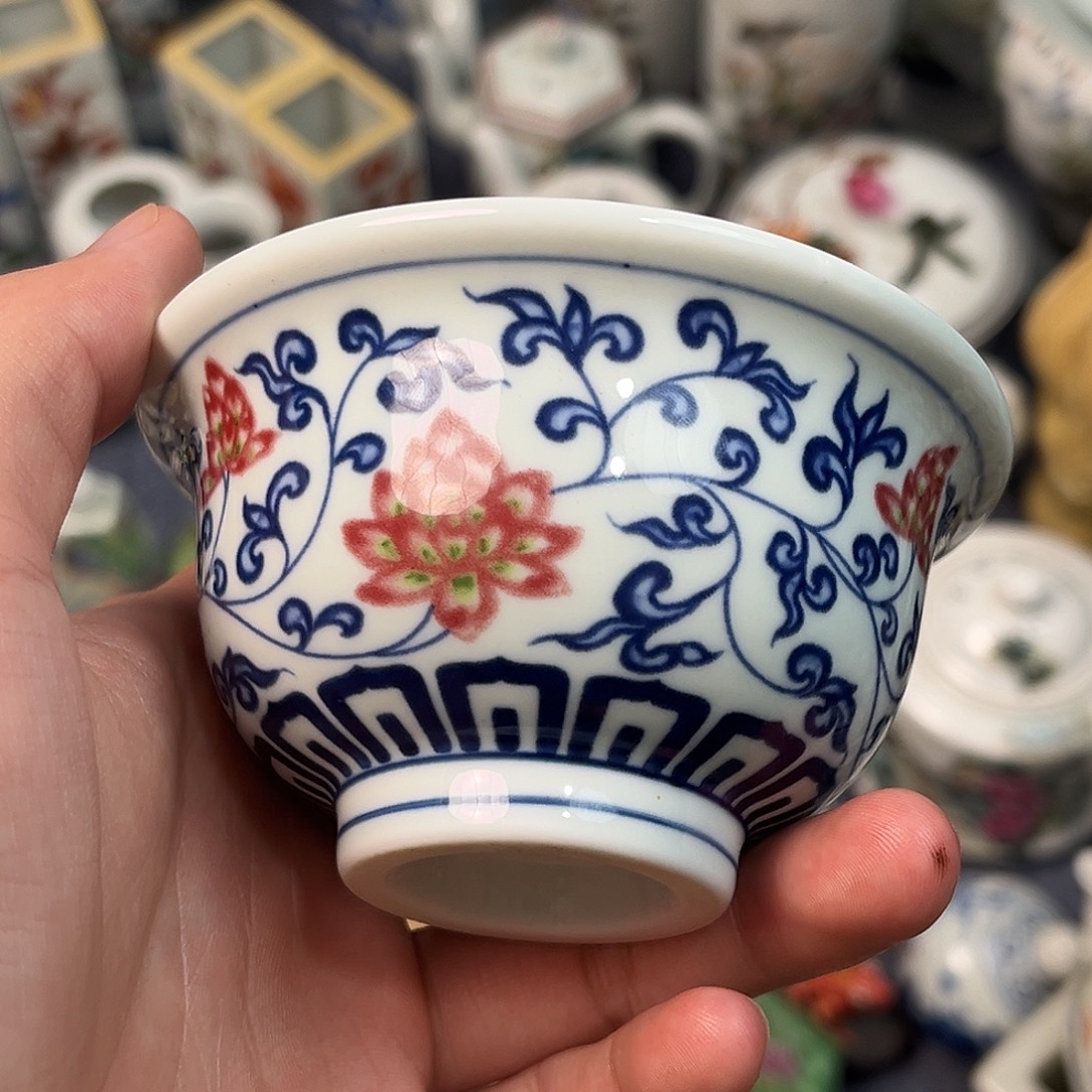 瓷摆件景德镇陶瓷杯子