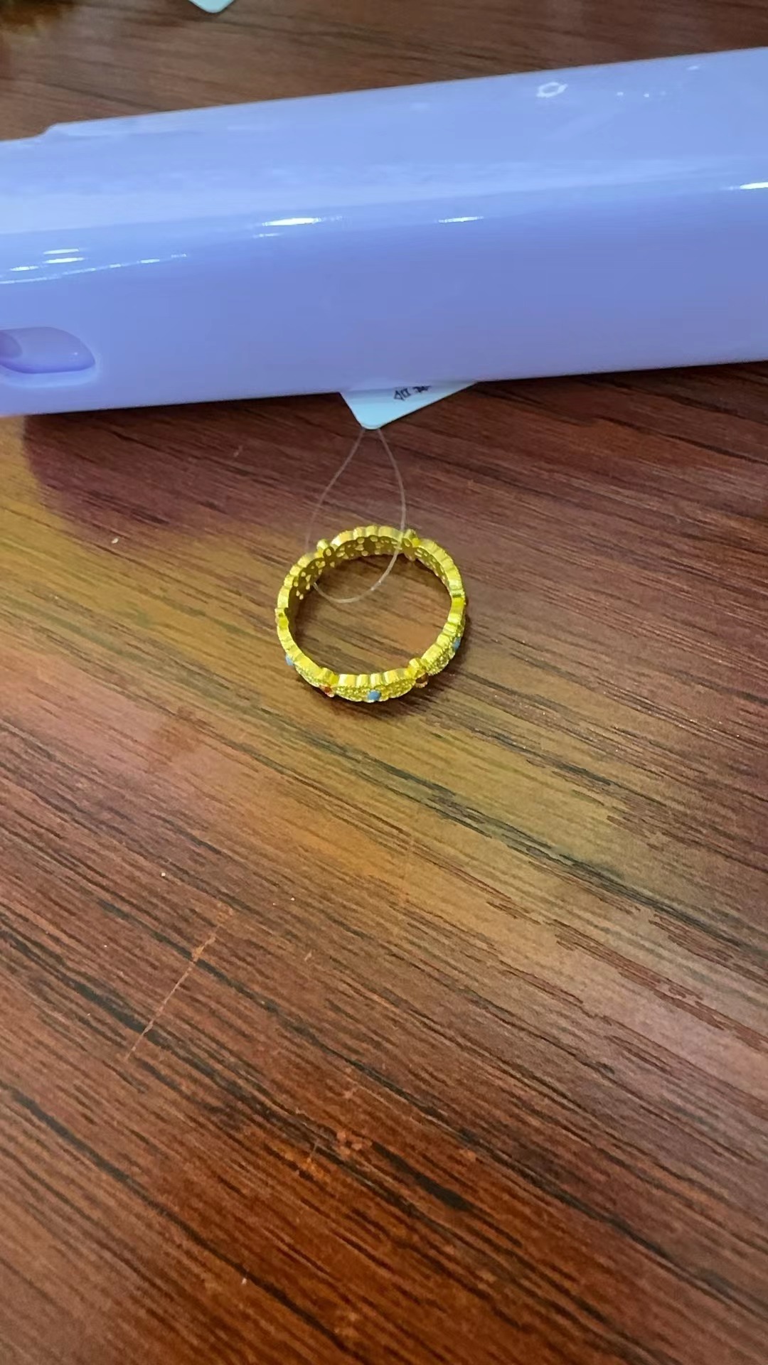 红飞珠宝足金吊坠