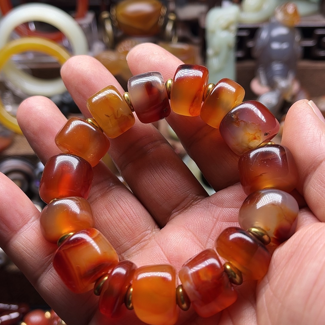 玛瑙/玉髓未镶嵌车挂