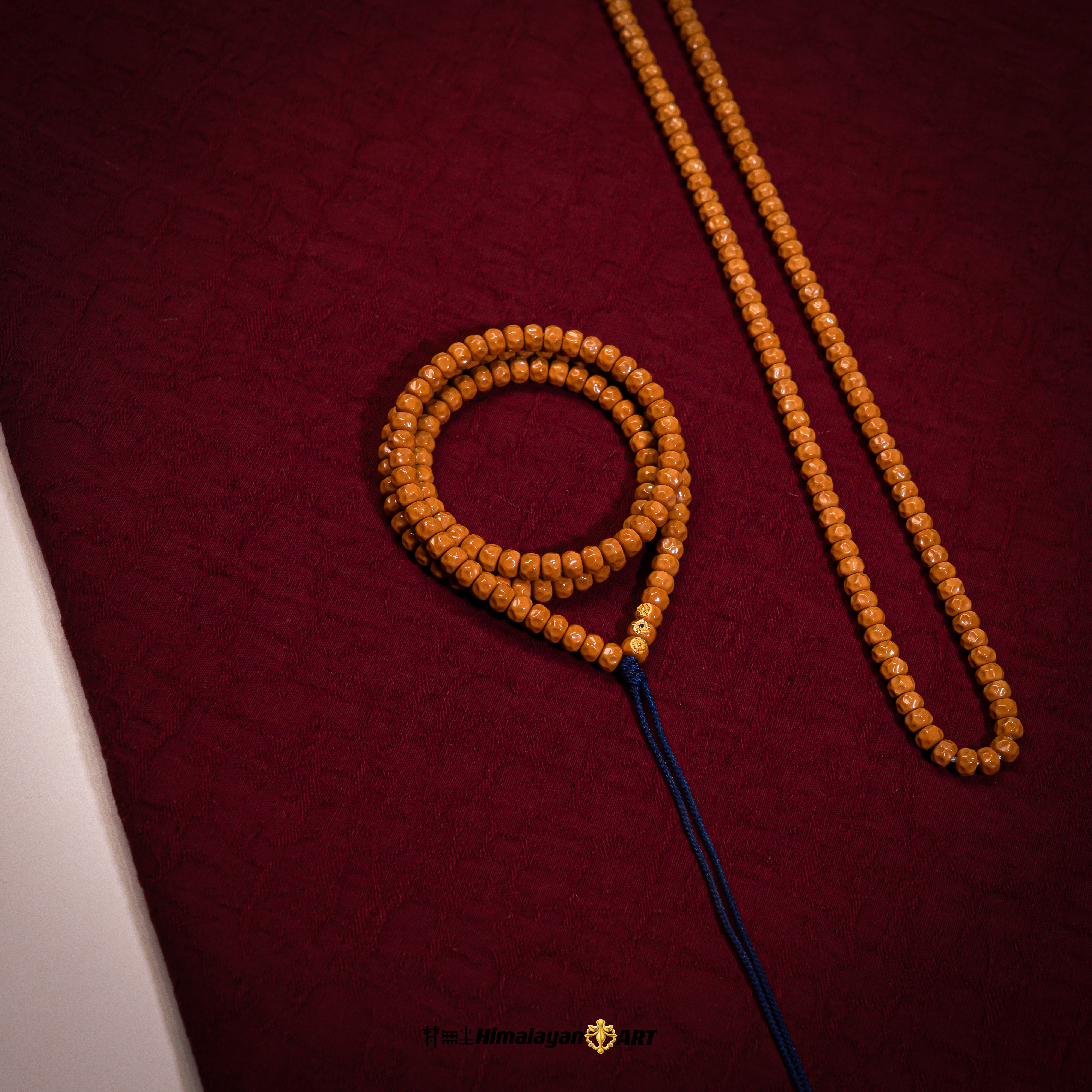 梵无尘核尖·鸿运无相108 老挝核尖 手工雕刻 长串