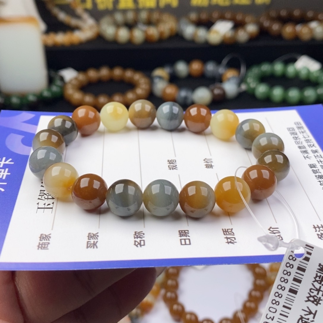 和田玉手串未镶嵌