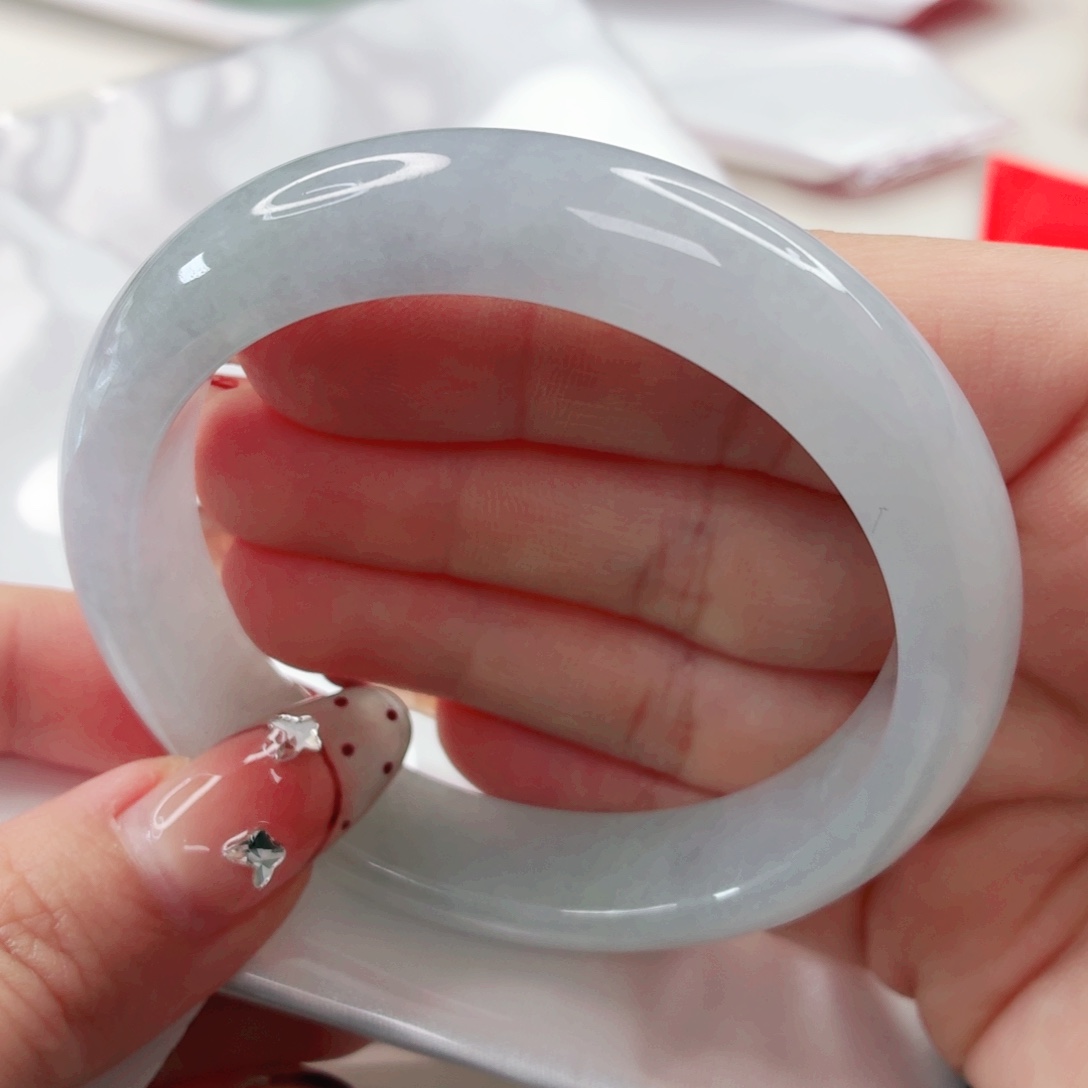 翡翠未镶嵌手镯56.1x295