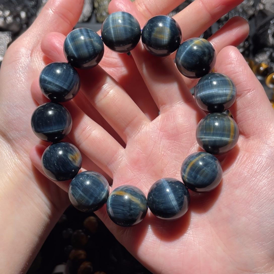 木变石（虎睛石）手串未镶嵌小*