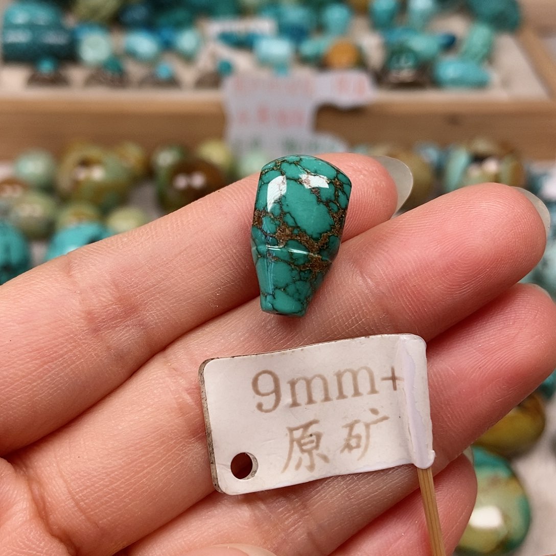未镶嵌绿松石珠宝半成品