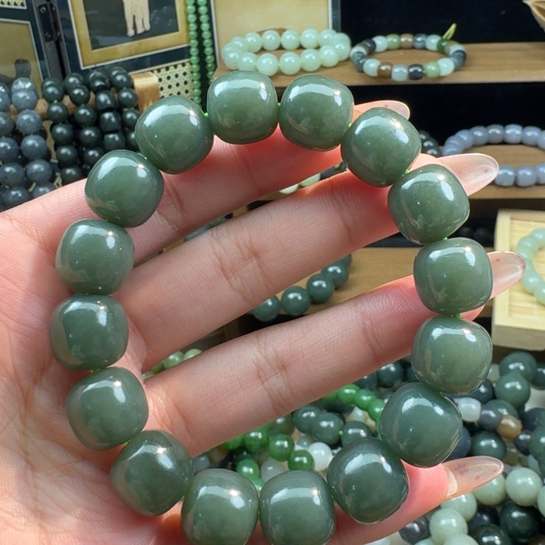 和田玉手链未镶嵌