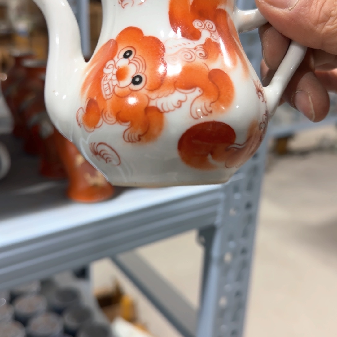 瓷片摆件手绘瓷器全部处理