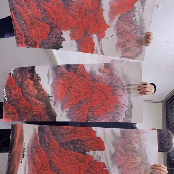 国画宋庄的一个小镇