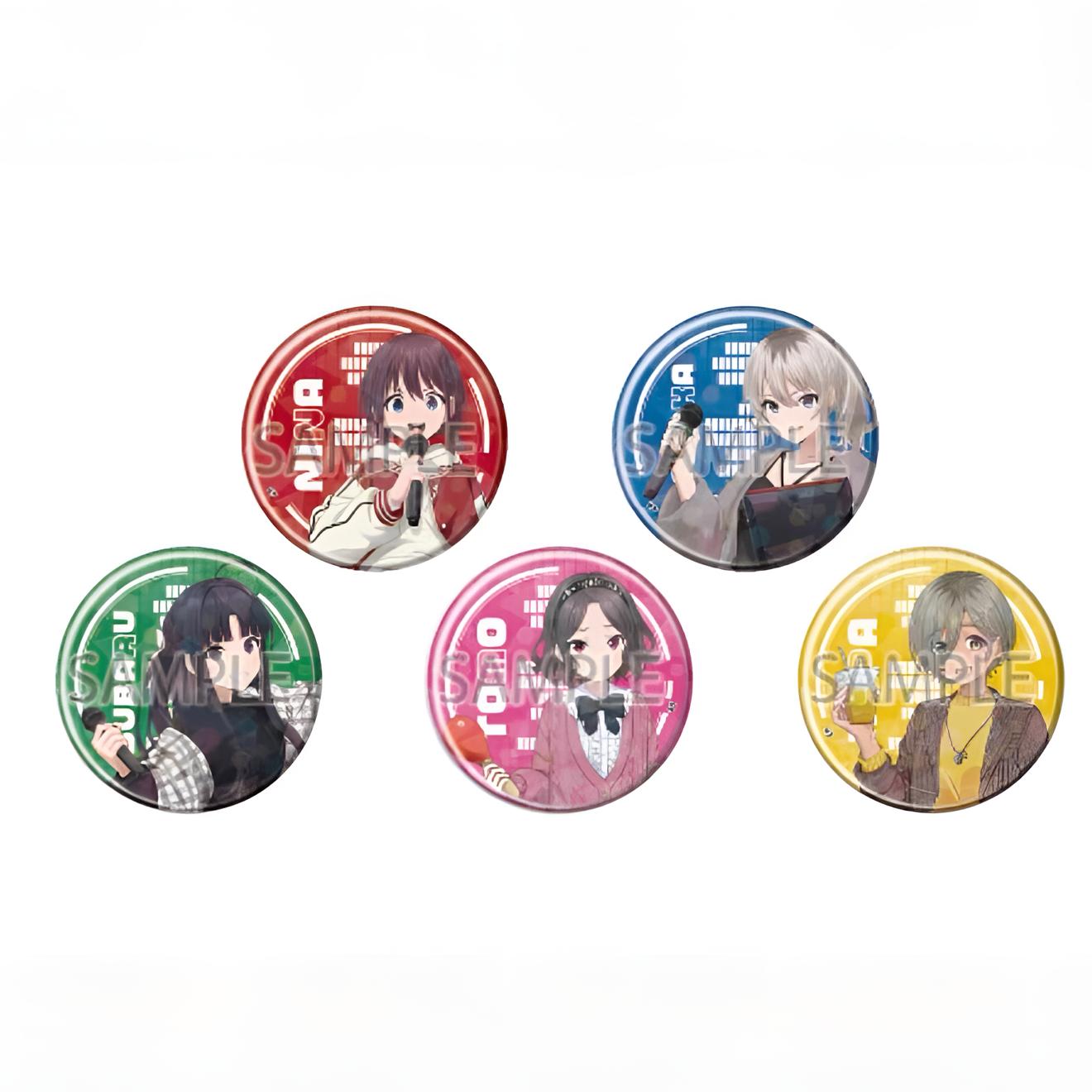 正版日谷-《哭泣少女乐队》GBC 卡拉OK馆联动徽章动漫周边潮玩盲盒