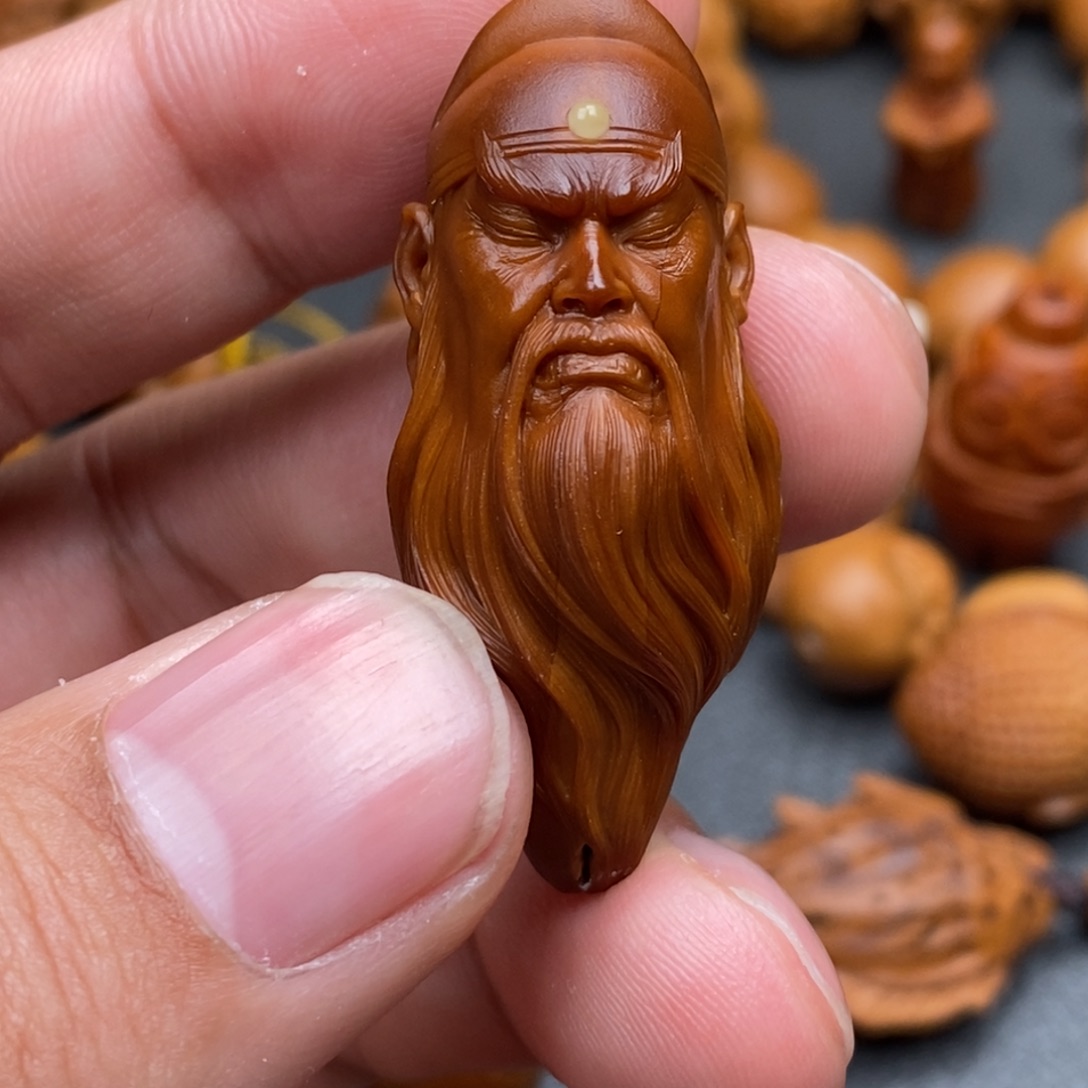 橄榄核手串/手链克*关公