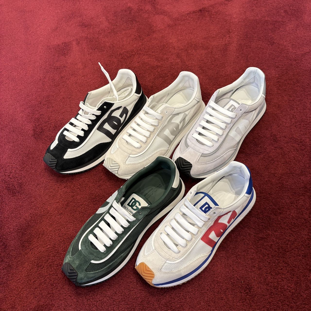 【CC在欧洲】D.....G 新款男士可选时尚百搭潮流低帮绿色板鞋