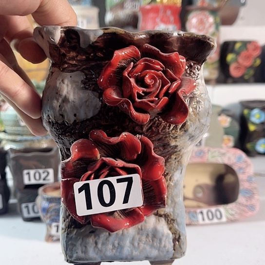 红陶多肉植物花盆