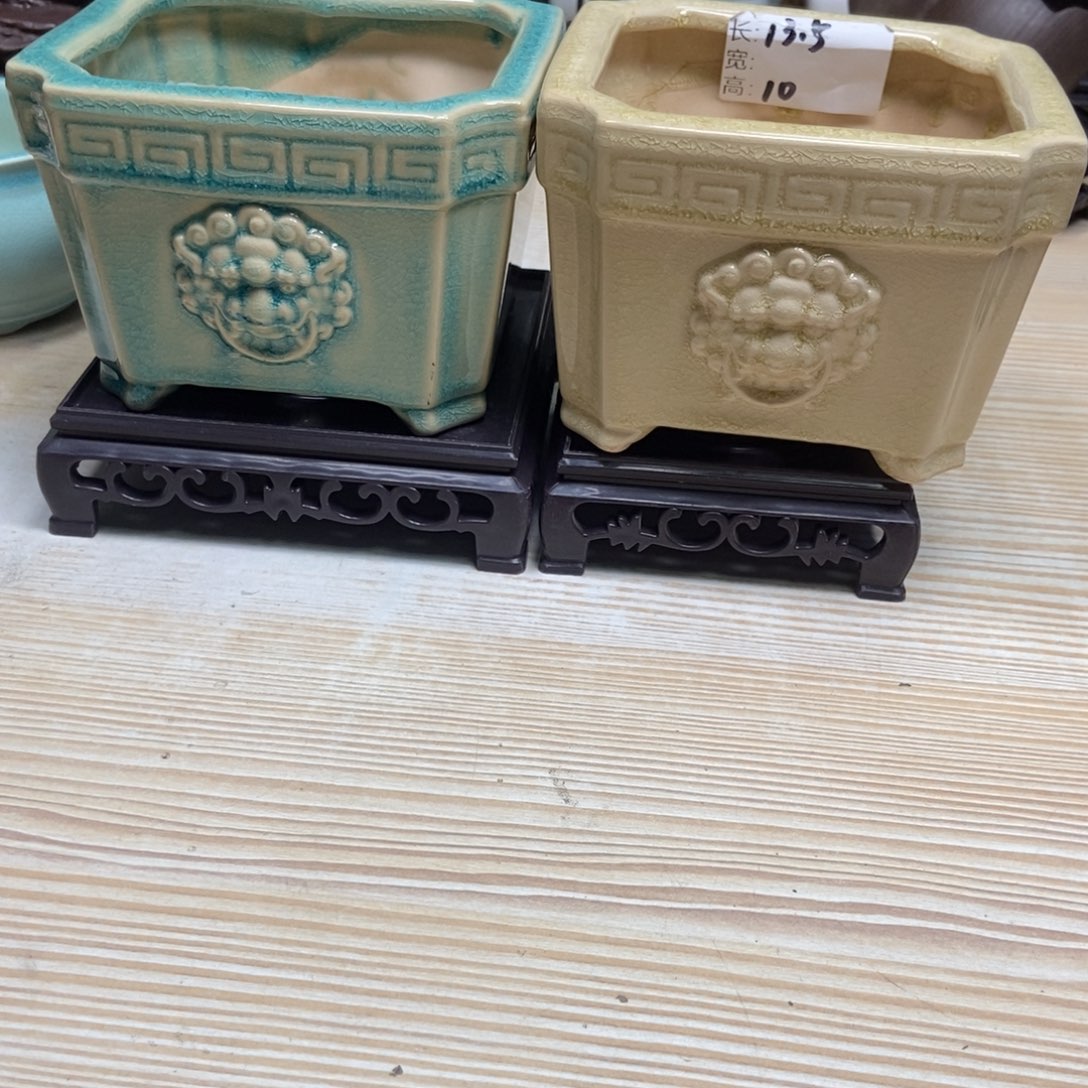 瓷片陶瓷花盆陶瓷艺术