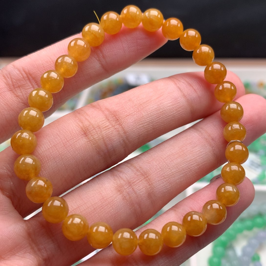 翡翠手链未镶嵌卡