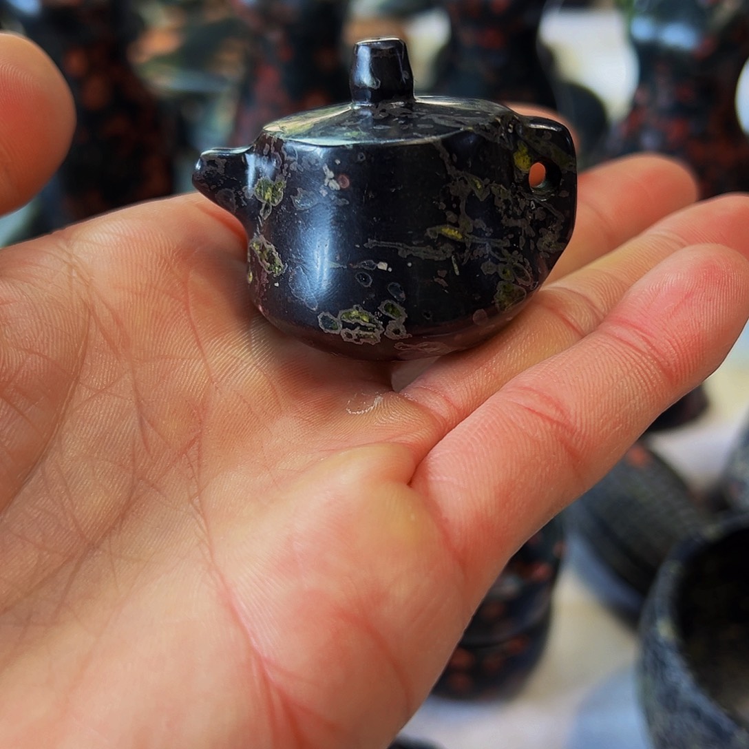 梅花玉鱼缸石茶周边微瑕不退不换