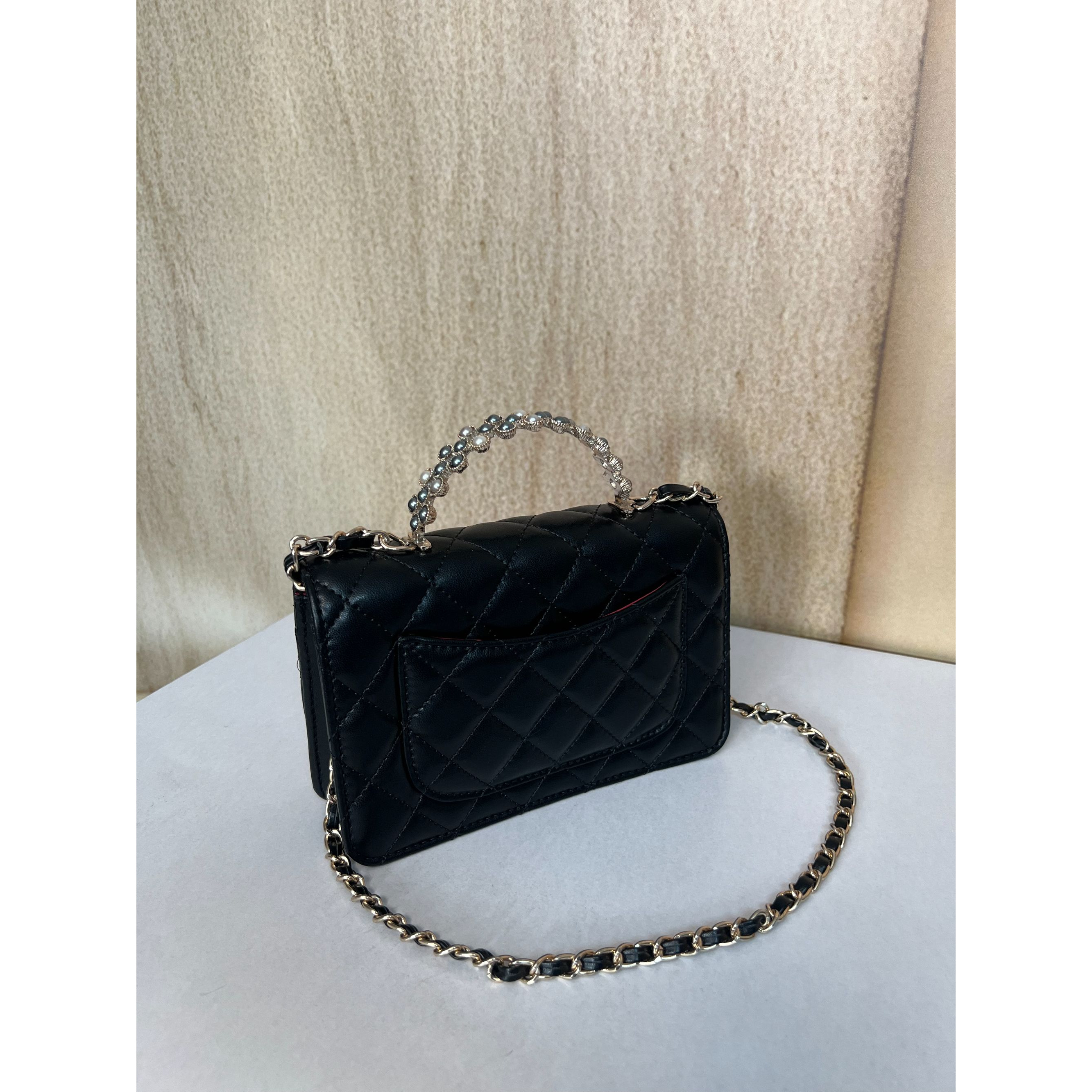 TOLEX2025新款时尚百搭女包珠黑色