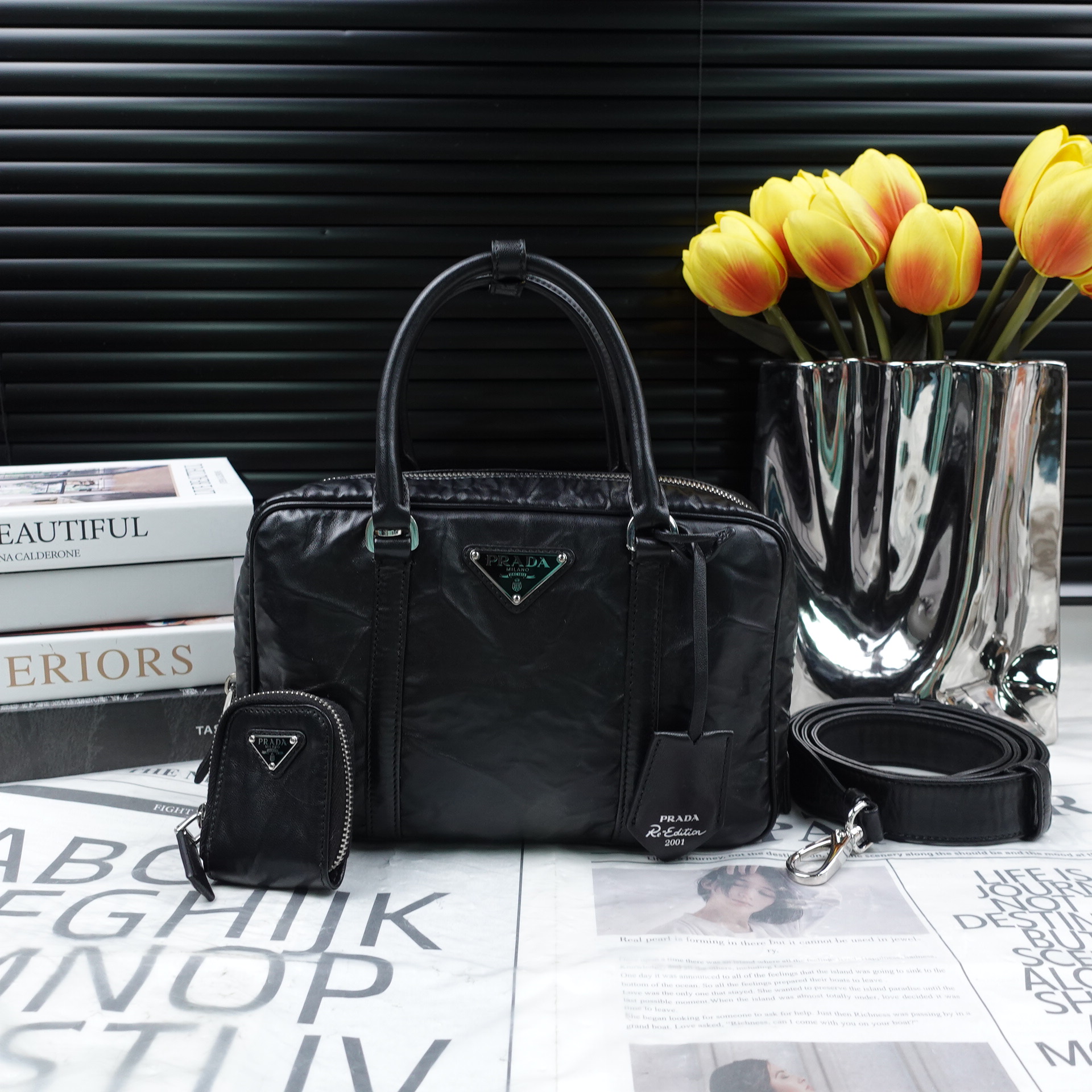 95新 Prada/普拉达 单肩包/T10329495