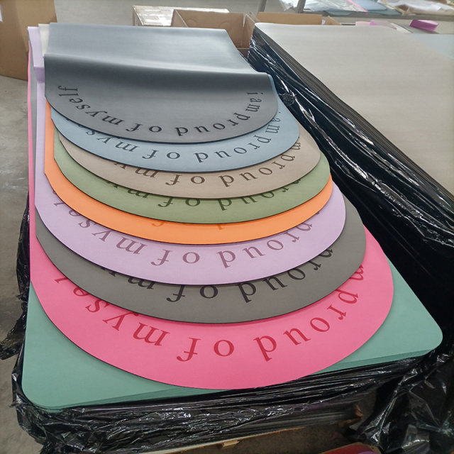 瑜伽垫防滑跳绳垫橡胶女生减震静音加厚家用男士健身垫子pu地垫