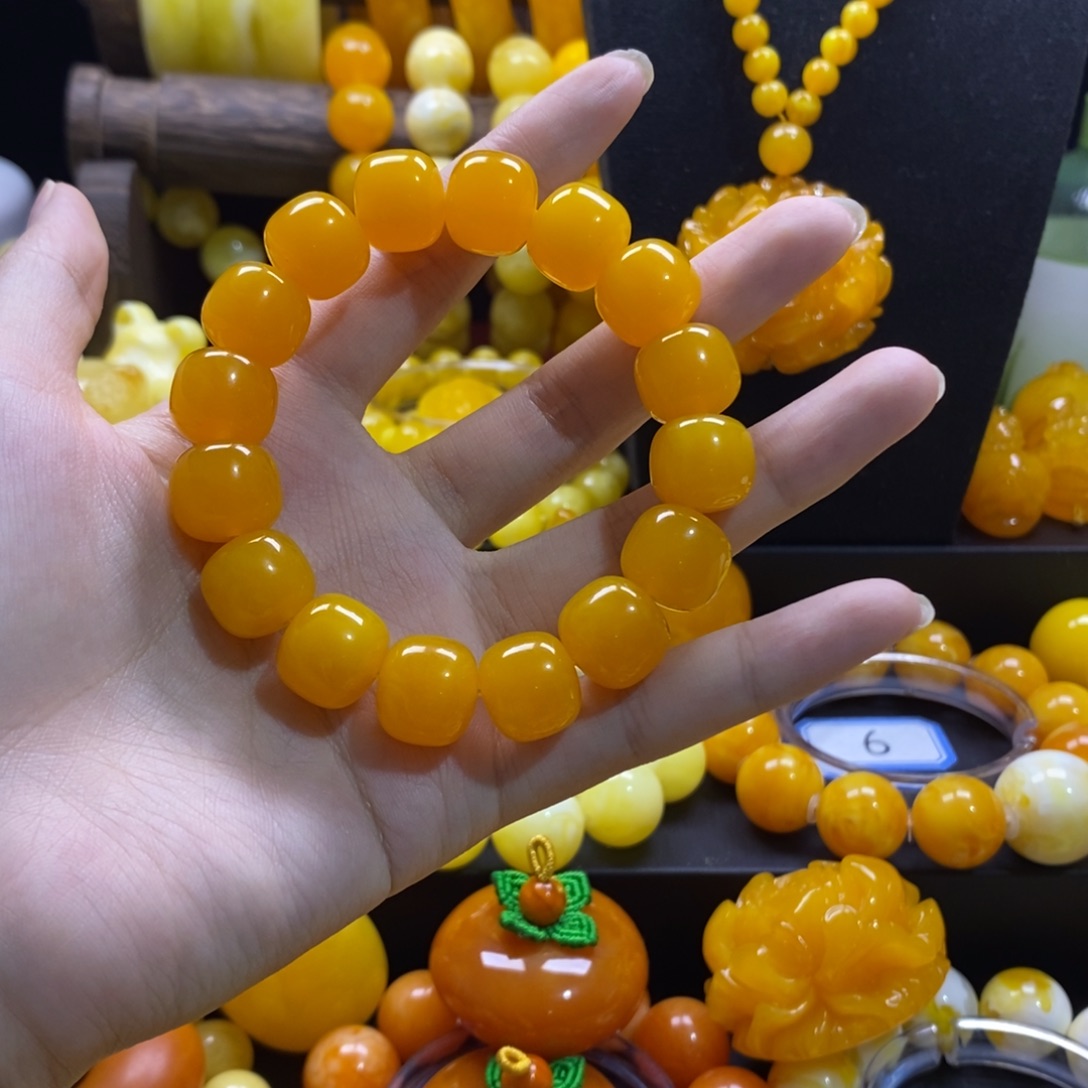 波***王非金属全品无暇老型手串