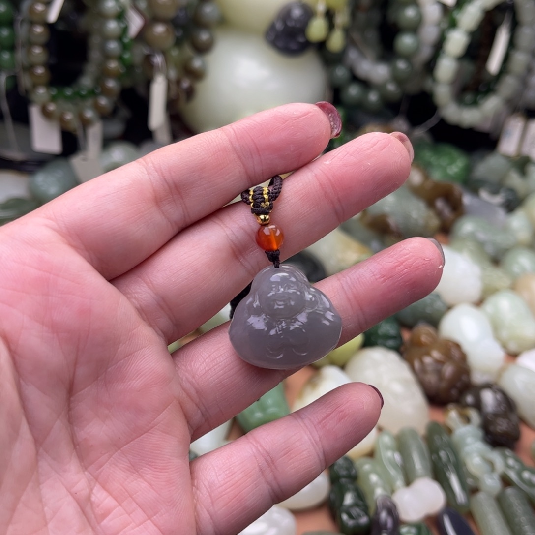 和田玉未镶嵌吊坠(不含链)