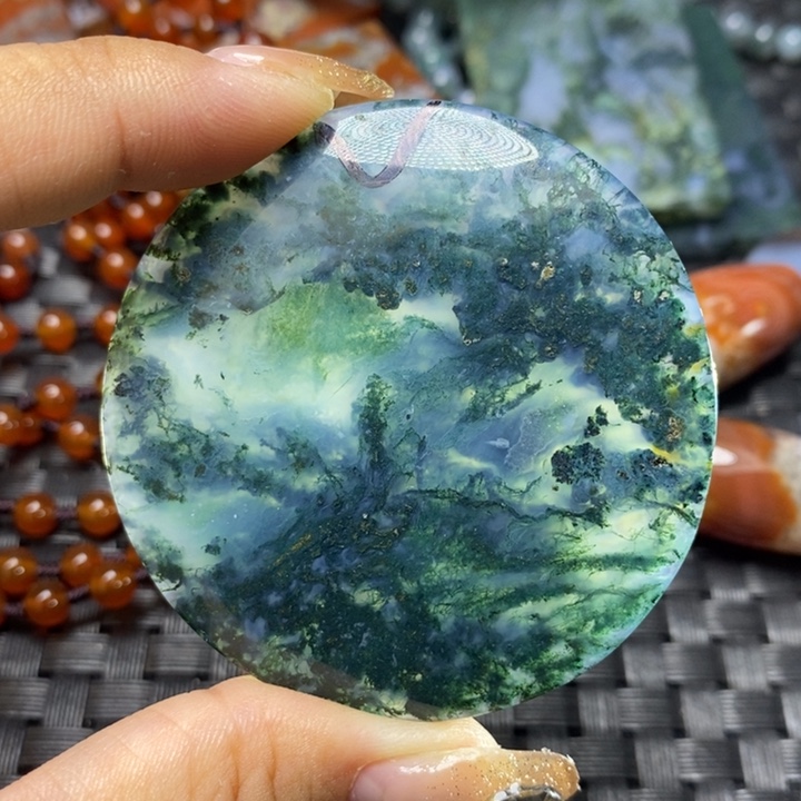 【闪购商品】玛瑙/玉髓颈饰未镶嵌金*