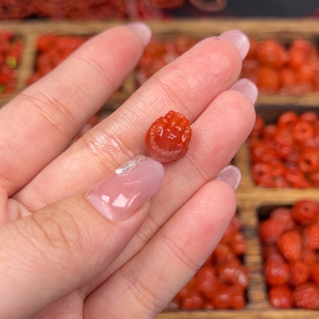 南红玛瑙未镶嵌吊坠(不含链)