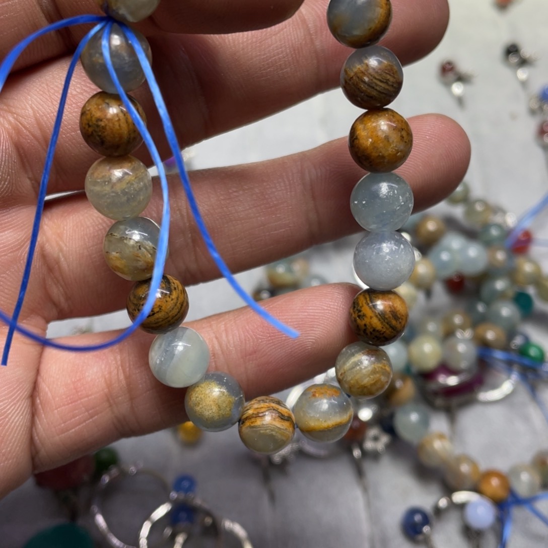 紫晶颈饰银S800镀金镶嵌