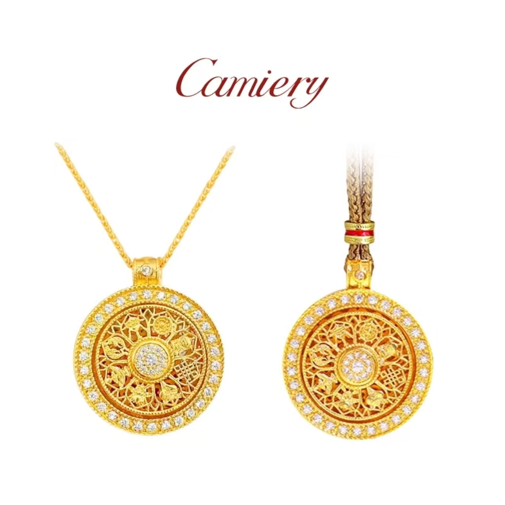CAMIERY  新中式八宝罗盘项链可旋转yoyo