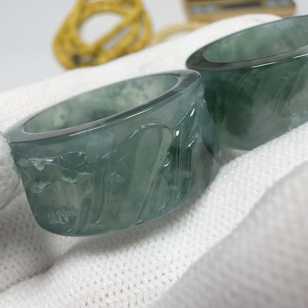 翡翠未镶嵌颈饰翡翠2个