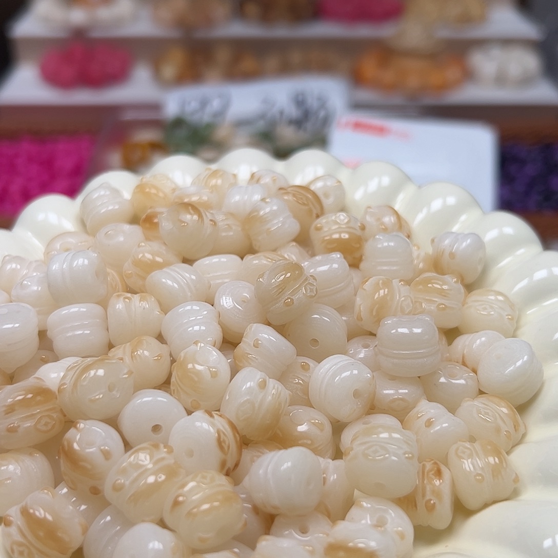 菩提根/象牙果手串卡12炭烧招财猫25颗