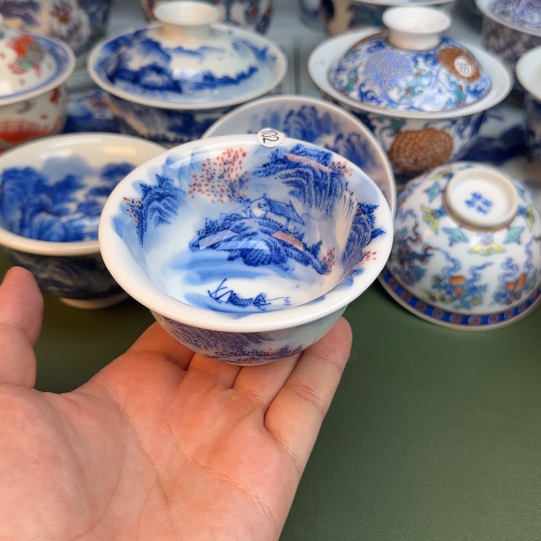 彦祖纯手工手绘茶具102