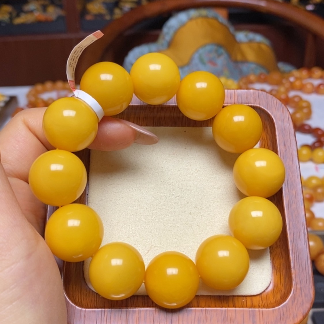 【闪购商品】蜜蜡手链未镶嵌手串