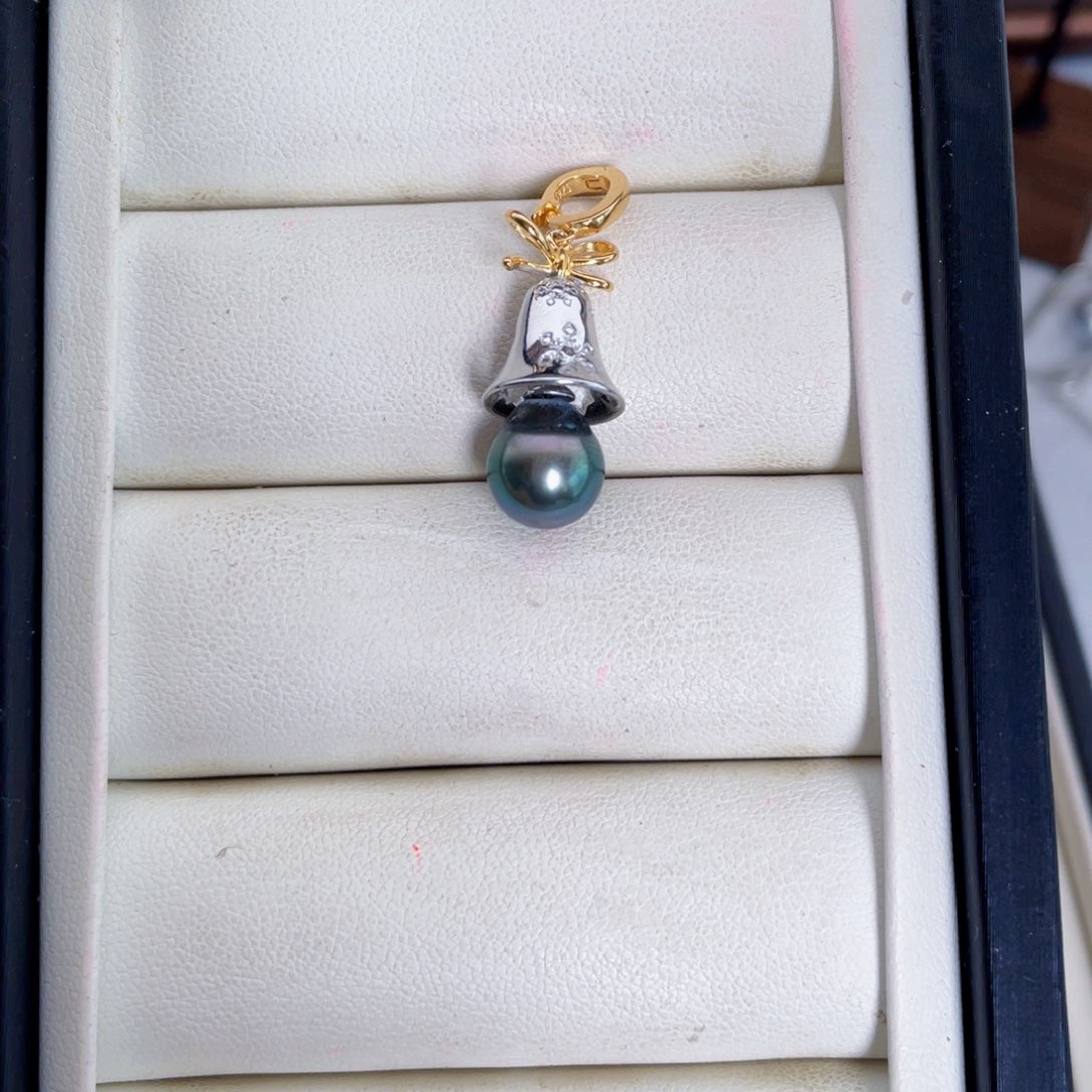 银S925镶嵌颈饰海水珍珠