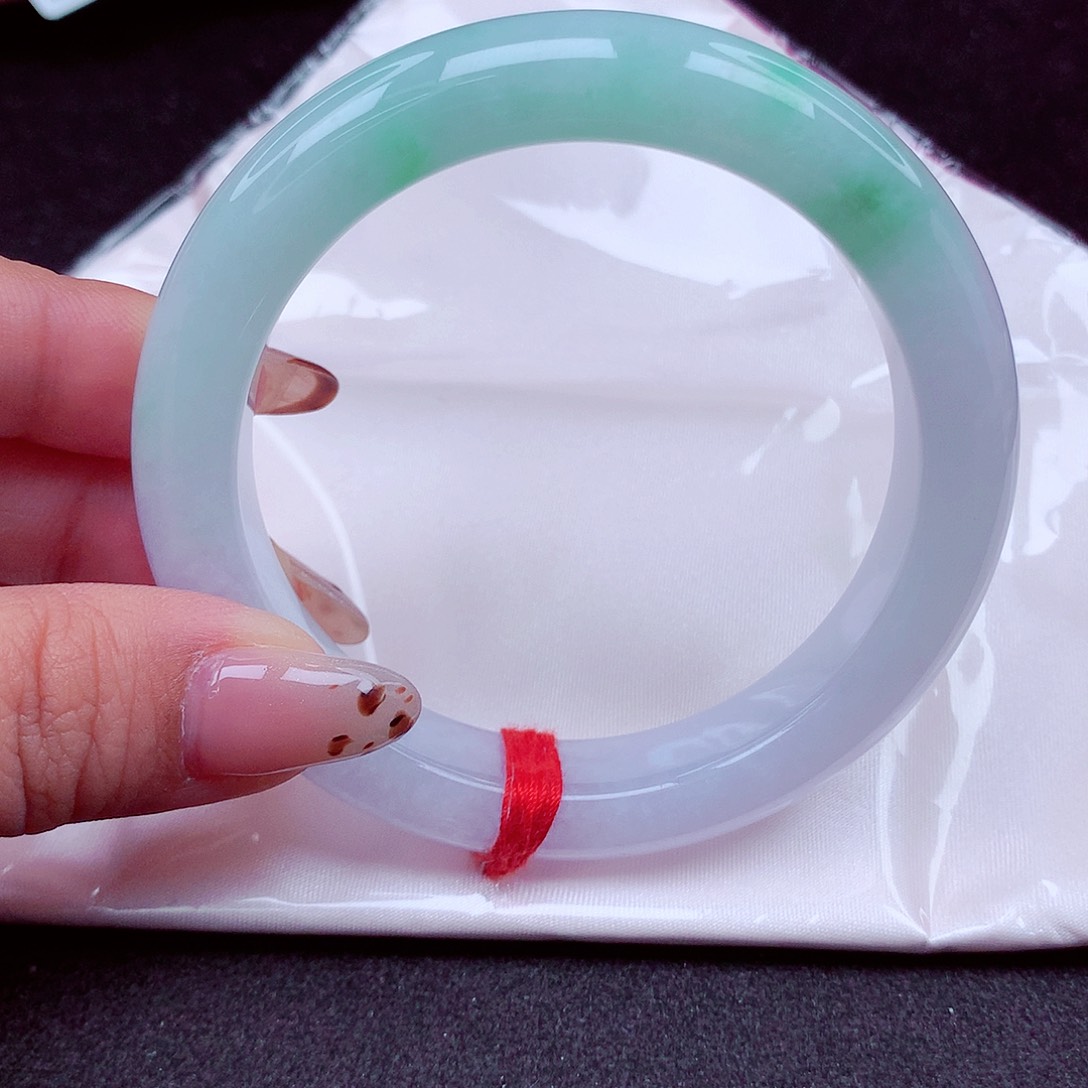 翡翠未镶嵌手镯天然缅甸翡翠A货玉手镯